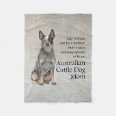 Australische stierenvechthond Dog Fleece Blanket (Voorkant)