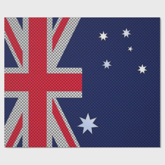 Australische stijl van het vlaggenontwerp van kool cadeaupapier (Vlak)