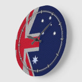 Australische stijl van het vlaggenontwerp van kool grote klok (Hoek)