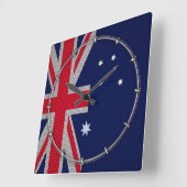 Australische stijl van het vlaggenontwerp van kool vierkante klok (Hoek)