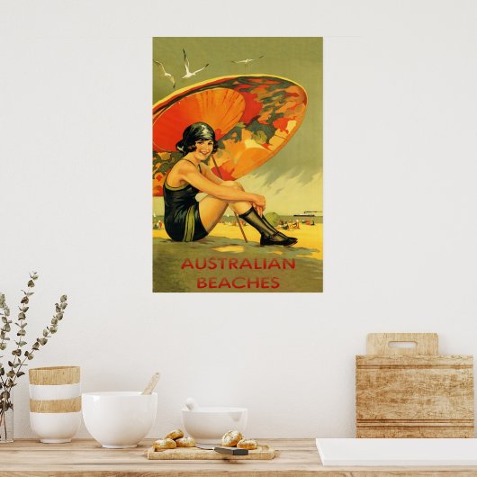 Australische stranden  poster (Keuken)