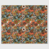 Australische Struik Wildflower Garden Cadeaupapier (Vlak)