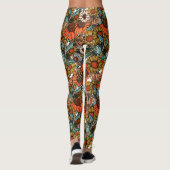 Australische Struik Wildflower Garden Leggings (Achterkant)