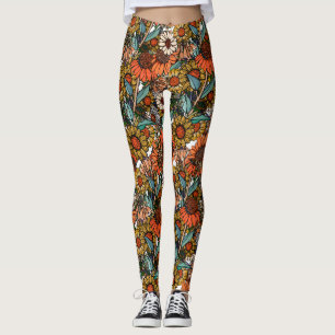 Australische Struik Wildflower Garden Leggings