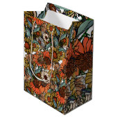 Australische Struik Wildflower Garden Medium Cadeauzakje (Voorkant Gekanteld)