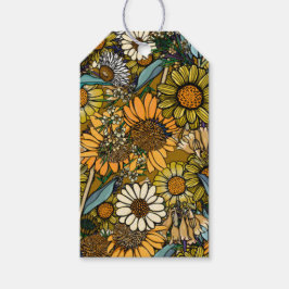 Australische Struik Wildflower Summer Garden Cadeaulabel