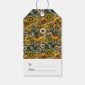 Australische Struik Wildflower Summer Garden Cadeaulabel (Achterkant)