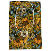 Australische Struik Wildflower Summer Garden Medium Cadeauzakje (Voorkant)