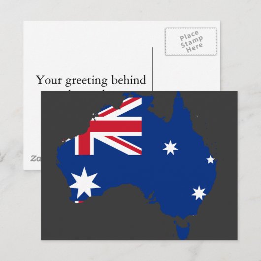 Australische stub, Australië Briefkaart (Voorkant / Achterkant)