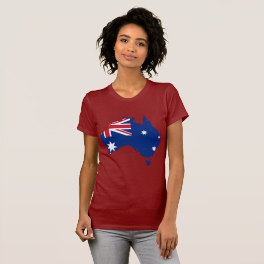 Australische stub, Australië T-shirt (Voorkant volledig)