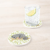 Australische suikerglider zandsteen onderzetter (Zijkant)