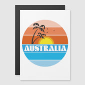 Australische sunset retro logo van 80 jaar (Voorkant / Achterkant)