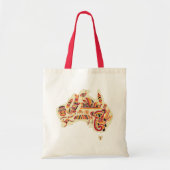 Australische symbolen tote bag (Voorkant)