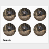 Australische Tasmaanse duivel Ronde Sticker (Vel)