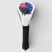 Australische Tassy Duivel Golfheadcover (Voorkant)