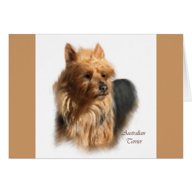 Australische Terrier Art Gifts (Voorkant Horizontaal)