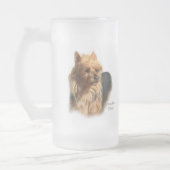 Australische Terrier Art Gifts Matglas Bierpul (Links)