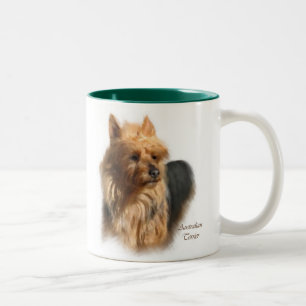 Australische Terrier Art Gifts Tweekleurige Koffiemok