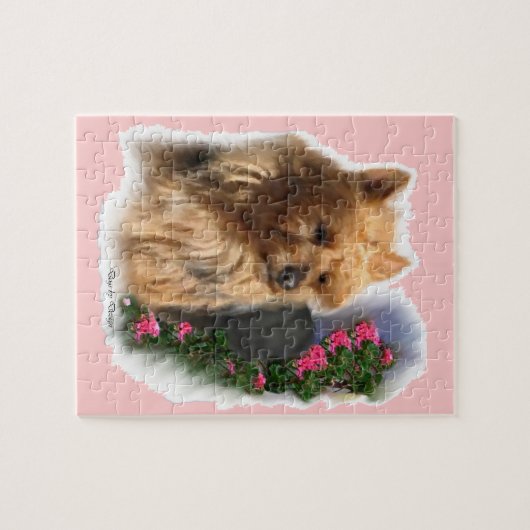 Australische Terrier Art Legpuzzel (Horizontaal)