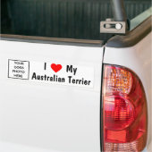 Australische Terrier Bumpersticker (Op Truck)