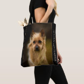 Australische Terrier Canvas tas (Dichtbij)