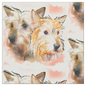 Australische terrier fabric stof (Close Up)