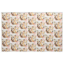 Australische terrier fabric stof
