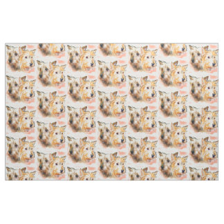 Australische terrier fabric stof