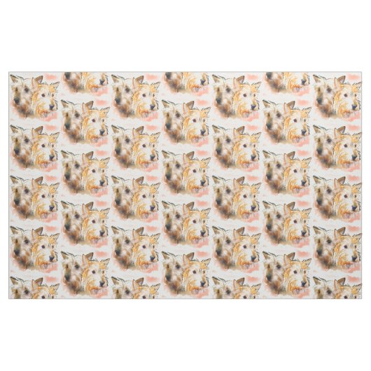 Australische terrier fabric stof (Fat Quarter)