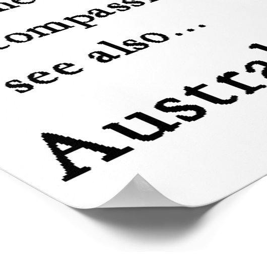 Australische terrier Gifts Poster (Hoek)