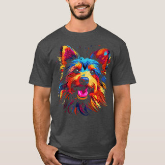 Australische Terrier glimlachend T-shirt