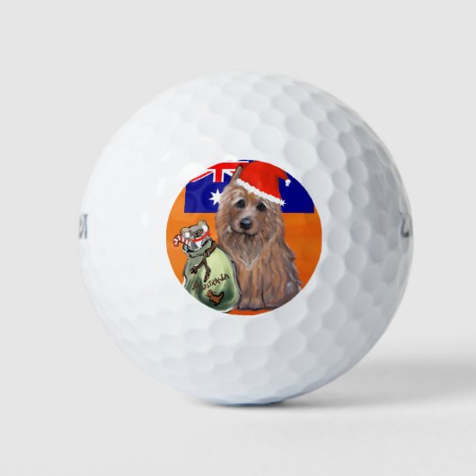 Australische Terrier Golfballen (Voorkant)