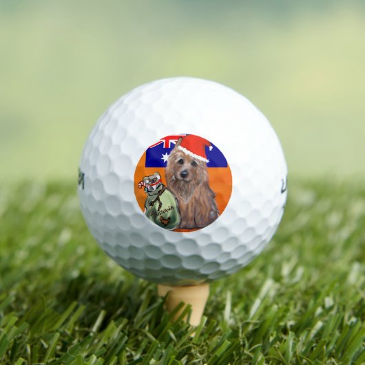 Australische Terrier Golfballen (Insitu Shirt)
