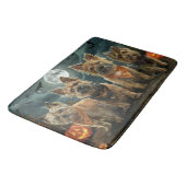 Australische Terriër Halloween Spooky Badmat (Gekanteld)