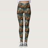 Australische Terriër Halloween Spooky Leggings (Voorkant)