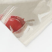 Australische Terrier Hond Kerstfeest Fleece Deken (Hoek)