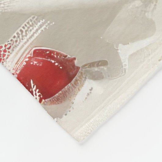 Australische Terrier Hond Kerstfeest Fleece Deken (Hoek)