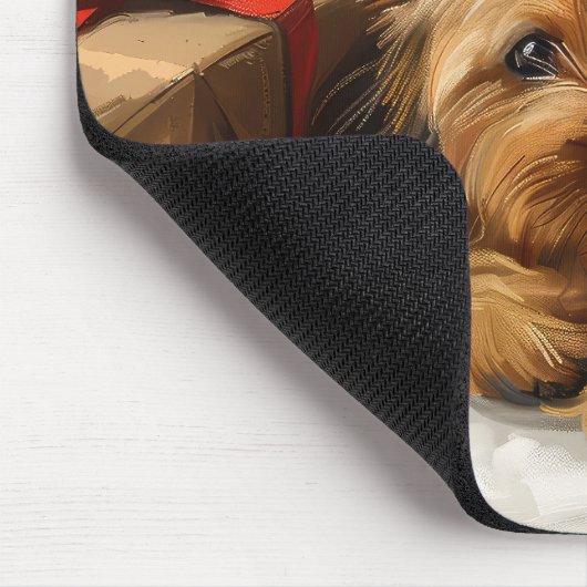 Australische Terrier Hond Kerstfeest Muismat (Hoek)