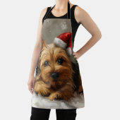 Australische Terrier Hond Kerstfeest Schort (Insitu)