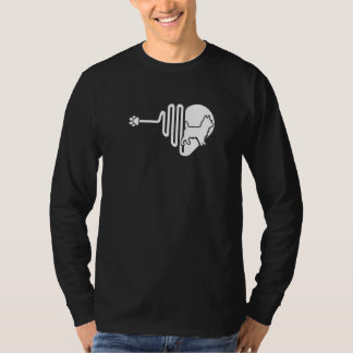 Australische Terriër Hond Poot Hartslag Huisdier E T-shirt