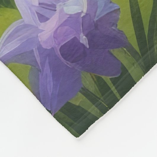 Australische Terrier Hond Spring Bloemen Schildere Fleece Deken (Hoek)