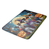 Australische Terrier Honden Pompoen Halloween Grap Badmat (Gekanteld)