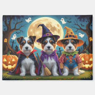 Australische Terrier Honden Pompoen Halloween Grap Magneet