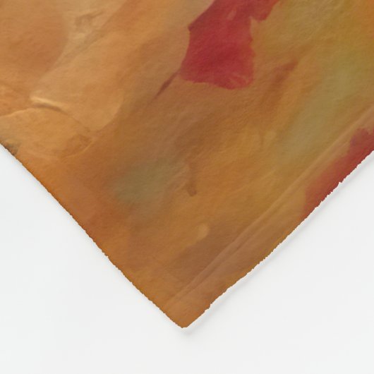 Australische Terriër in de herfst laat Herfst insp Fleece Deken (Hoek)