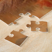 Australische Terrier in herfstbladeren val inspire Legpuzzel (Zijkant)