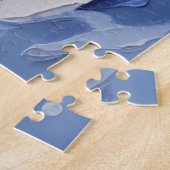 Australische Terriër Kerstboot Vakantie Legpuzzel (Zijkant)