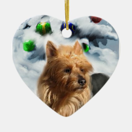 Australische Terrier Kerstcadeaus Ornamenten (Voorkant)