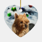 Australische Terrier Kerstcadeaus Ornamenten (Achterkant)