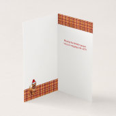 Australische Terriër Kersthond Vakantie Plaid Kaart (Binnen)