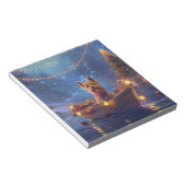 Australische Terriër Kerstvakantie Notitieblok (Schuin)